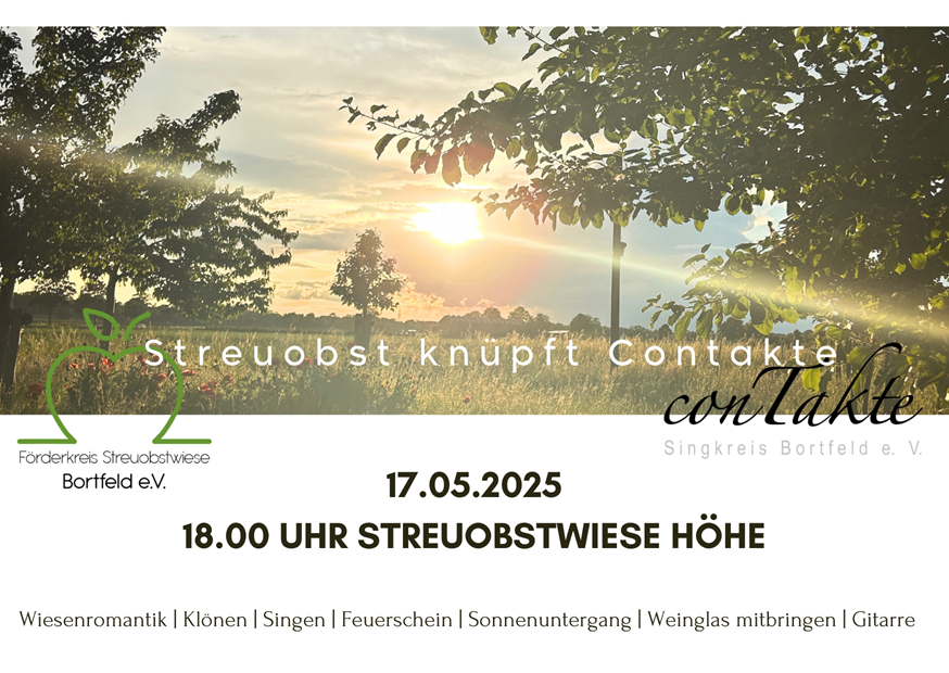 Einladung gemeinsames Singen